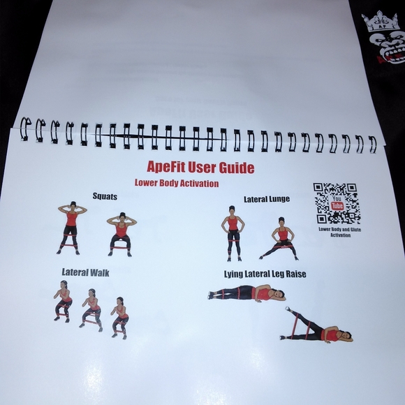 Apefit Compression Leggings With Resistance Bands Case And User Guide - Picture 4 of 14